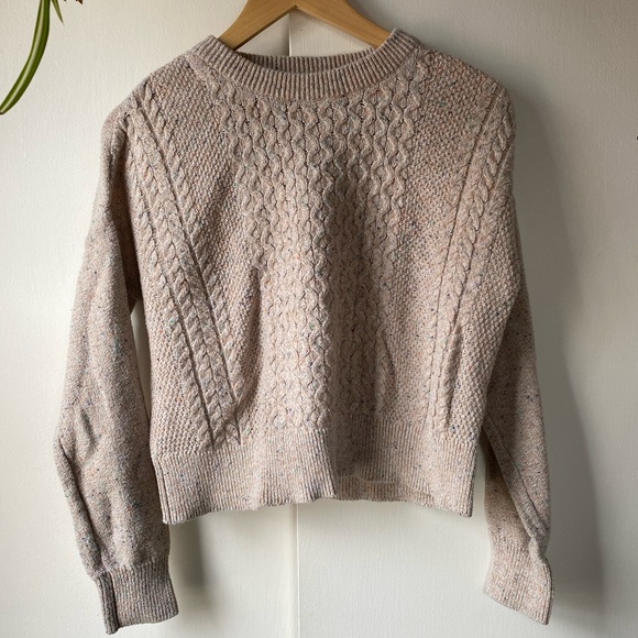 Mossimo Supply Co. Knitted Cable knit Pattern Sweater Small - Picture 1 of 6